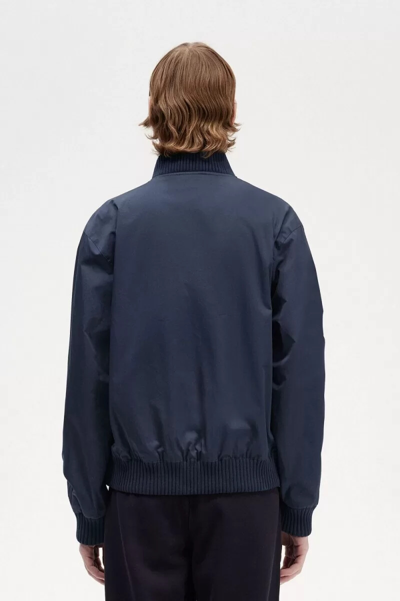 fred perry bomberjacken für herren marineblau