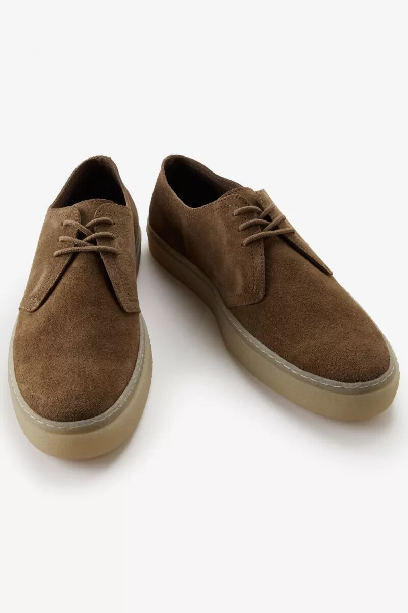 fred perry linden herren-sneaker braun