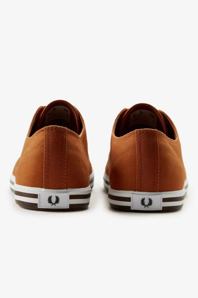 fred perry kingston herren-turnschuhe braun