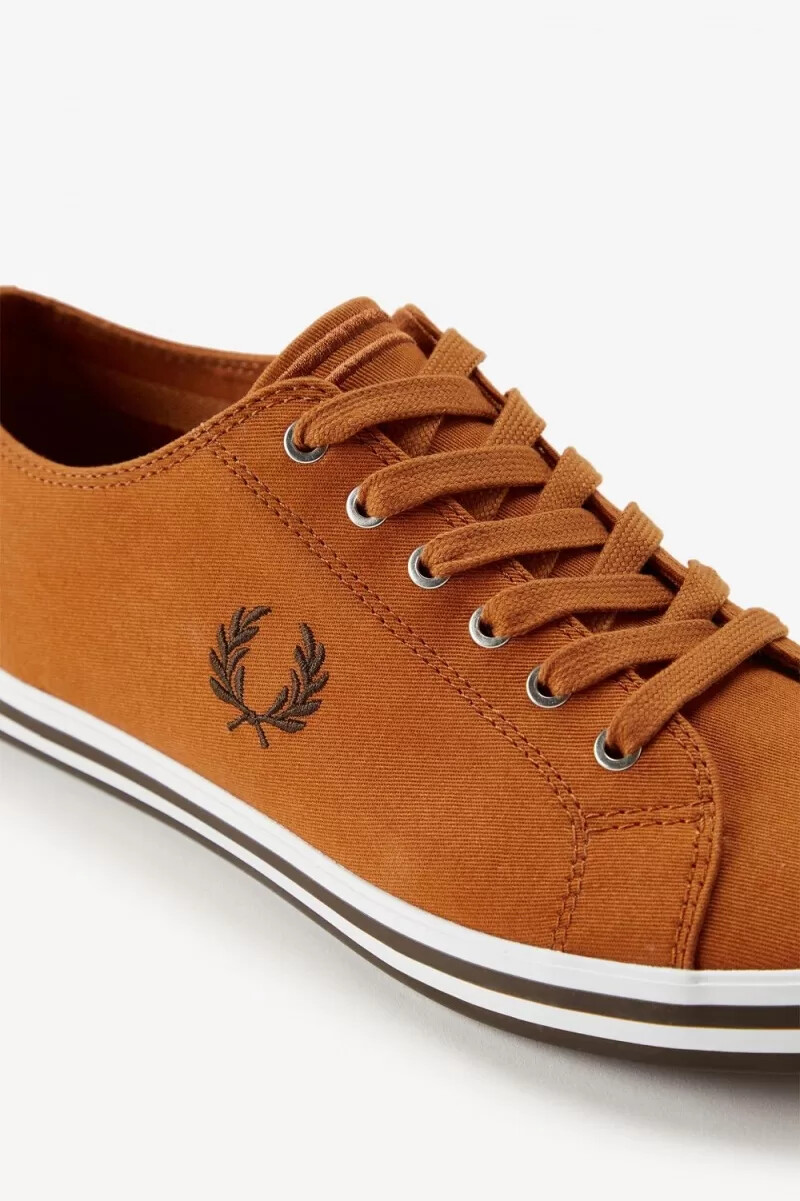 fred perry kingston herren-turnschuhe braun