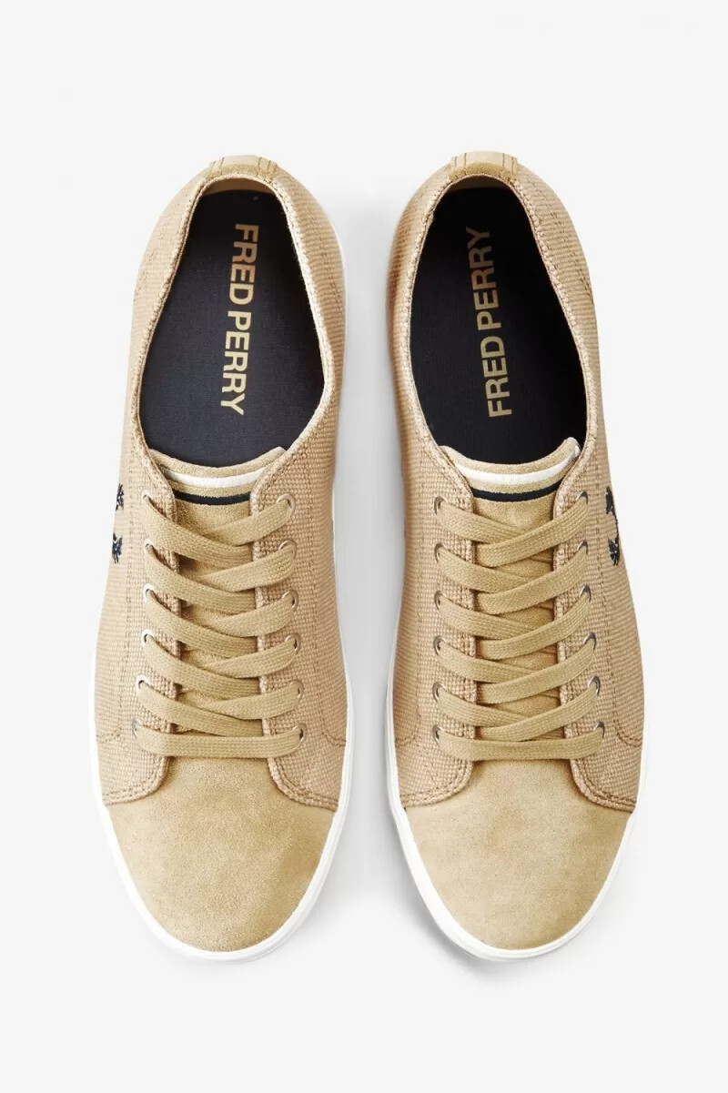 fred perry kingston herren-turnschuhe grün