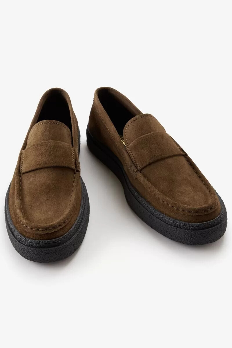 fred perry dawson herren-loafer braun