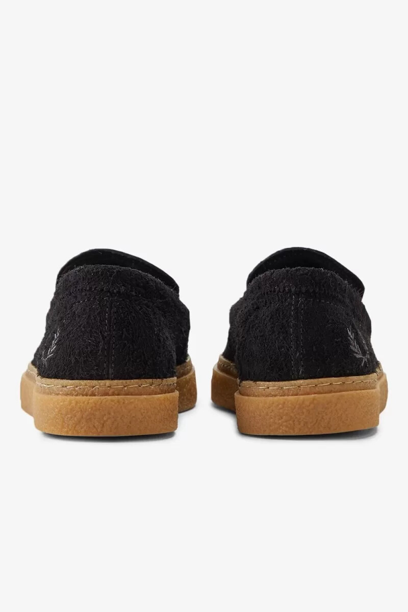 fred perry dawson tassel herren-loafer schwarz