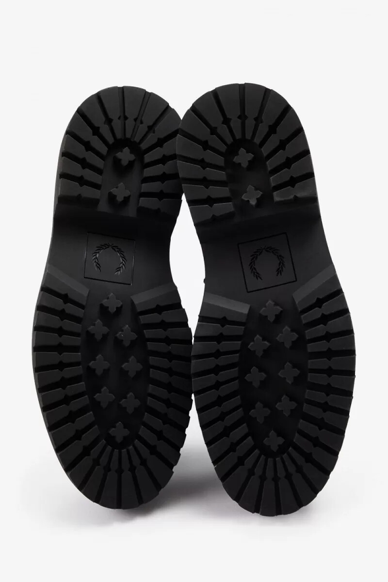 fred perry herren-loafer schwarz