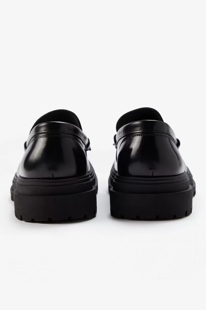 fred perry herren-loafer schwarz