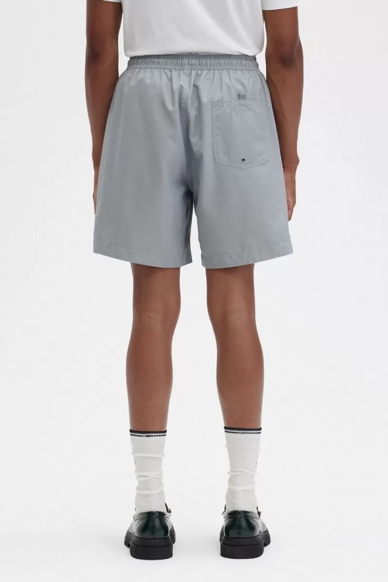 fred perry classic swim herren-shorts grau