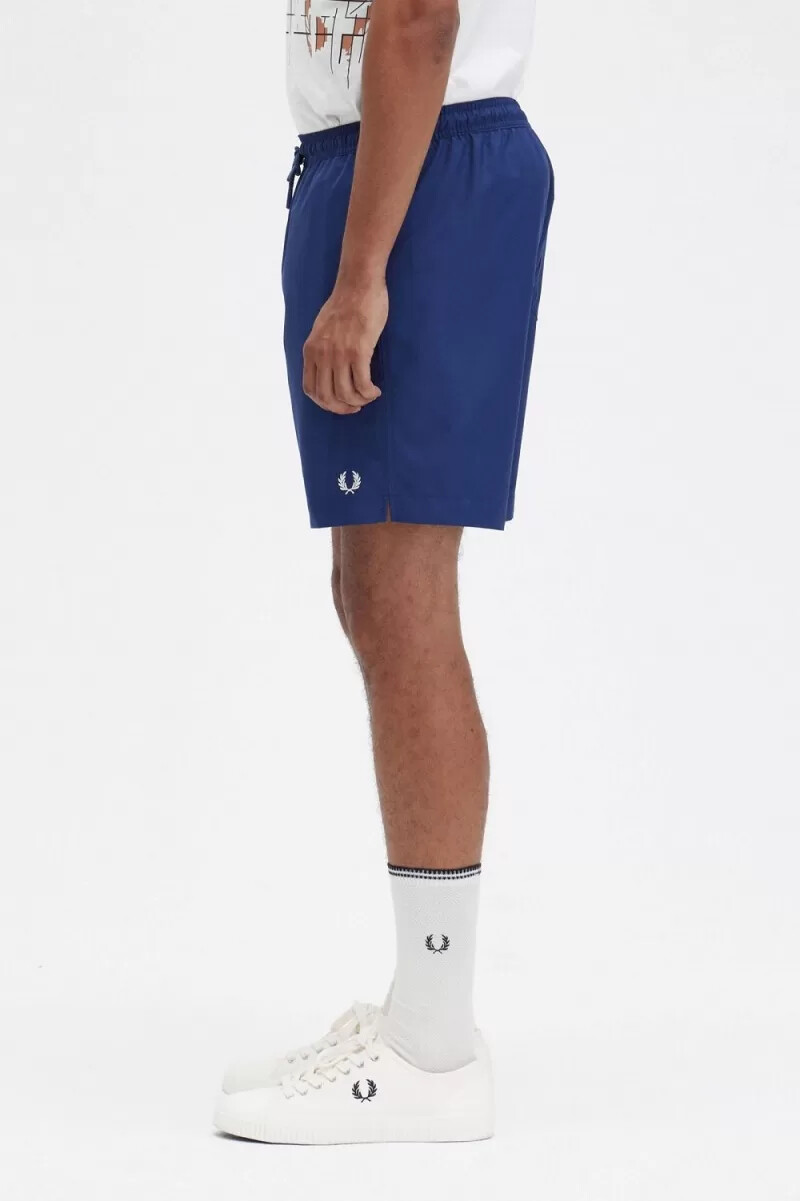 fred perry classic swim herren-shorts französischblau