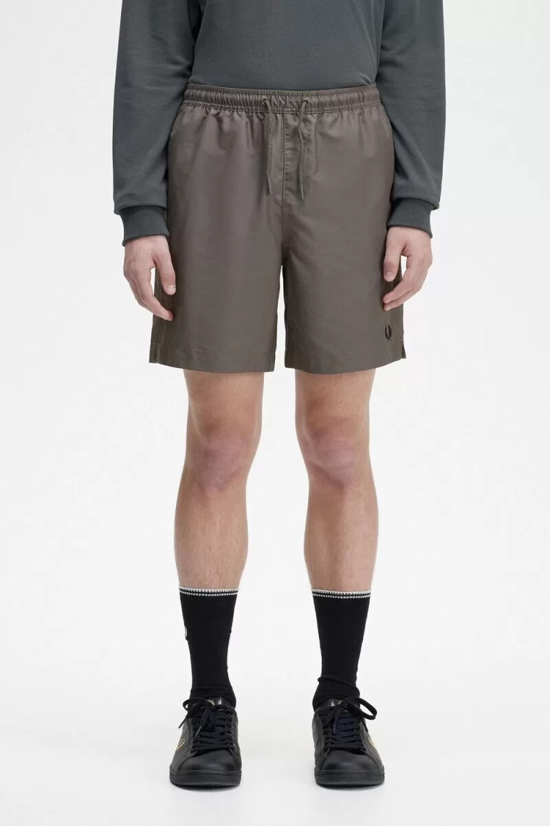 fred perry classic swim herren-shorts feldgrün