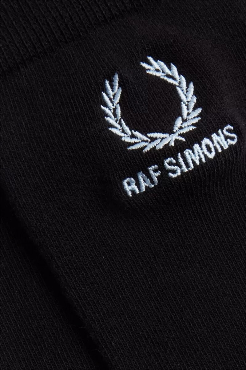 fred perry bestickte herrensocken schwarz lapis