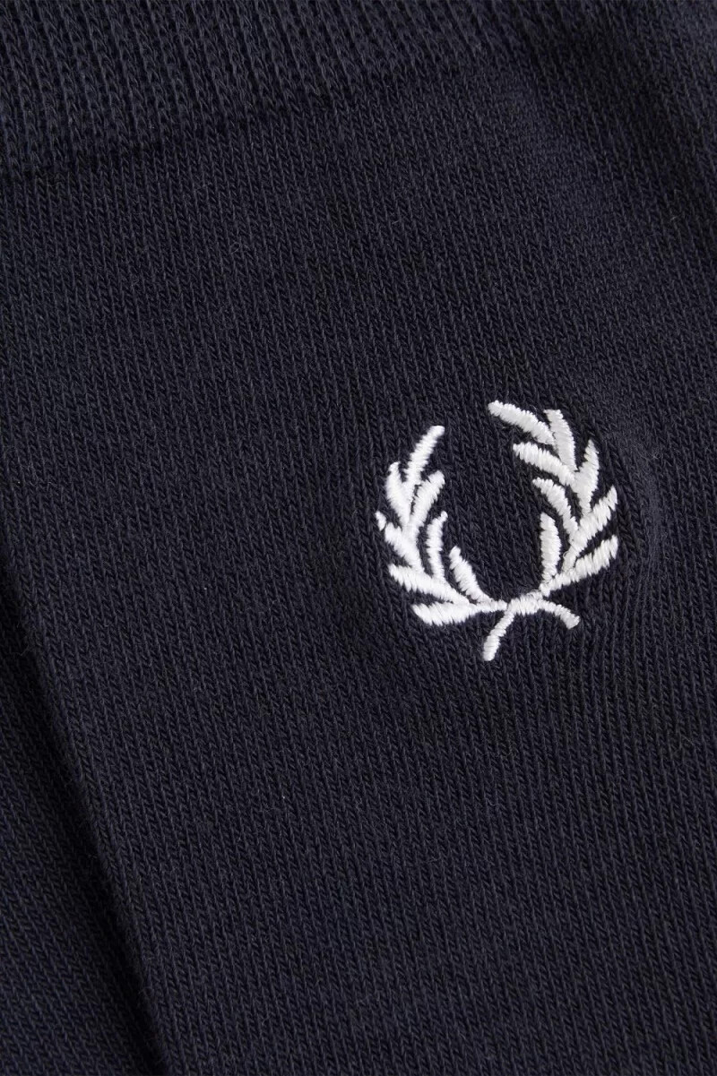 fred perry klassische lorbeerkranz-herrensocken marineblau schneeweiß