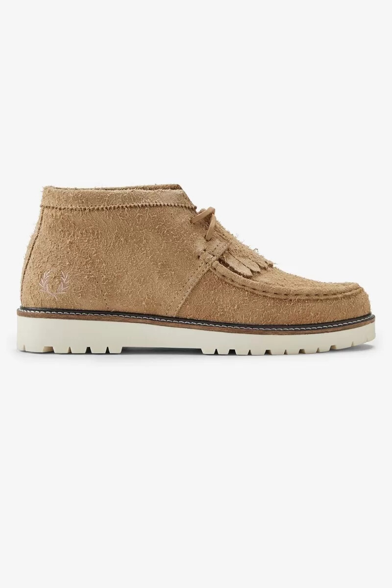 fred perry mid kenney herrenstiefel grün