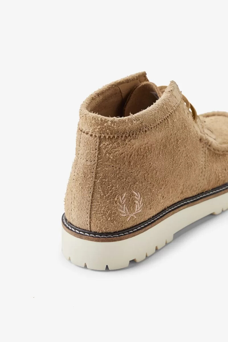 fred perry mid kenney herrenstiefel grün