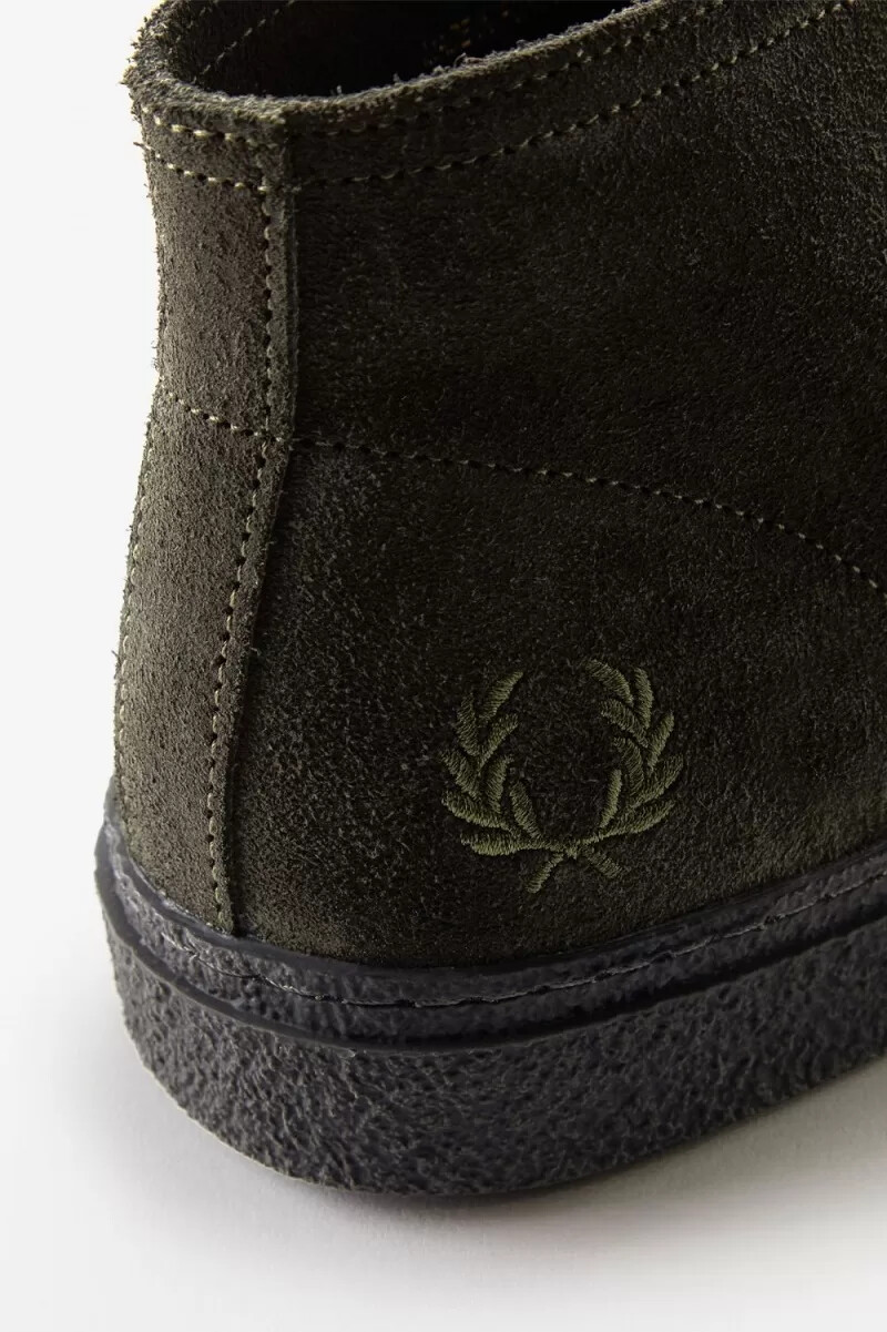 fred perry hawley herrenstiefel feldgrün