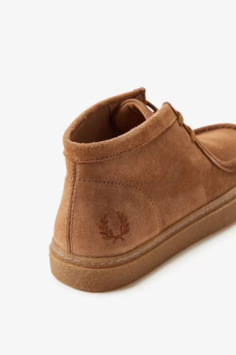 fred perry mid dawson herrenstiefel dunkelbraun