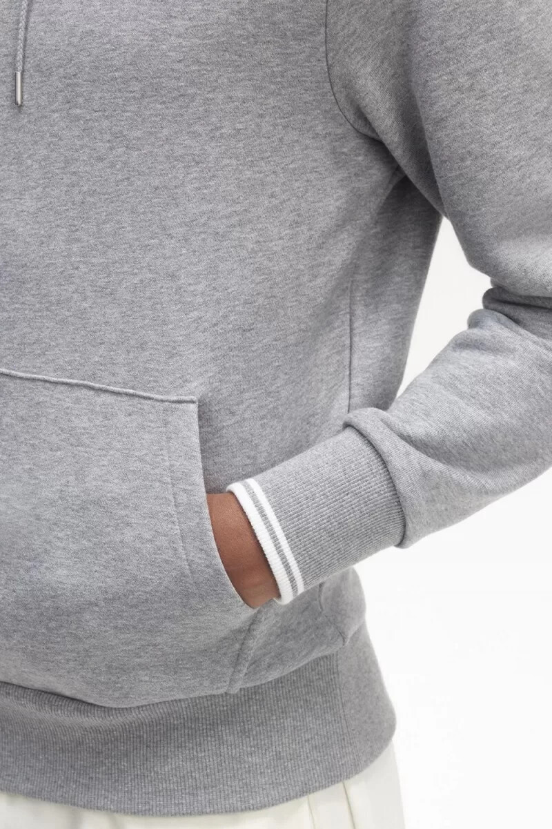 fred perry kapuzenpullover für herren grau