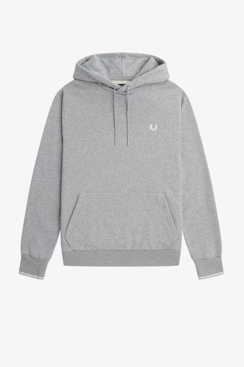 fred perry kapuzenpullover für herren grau