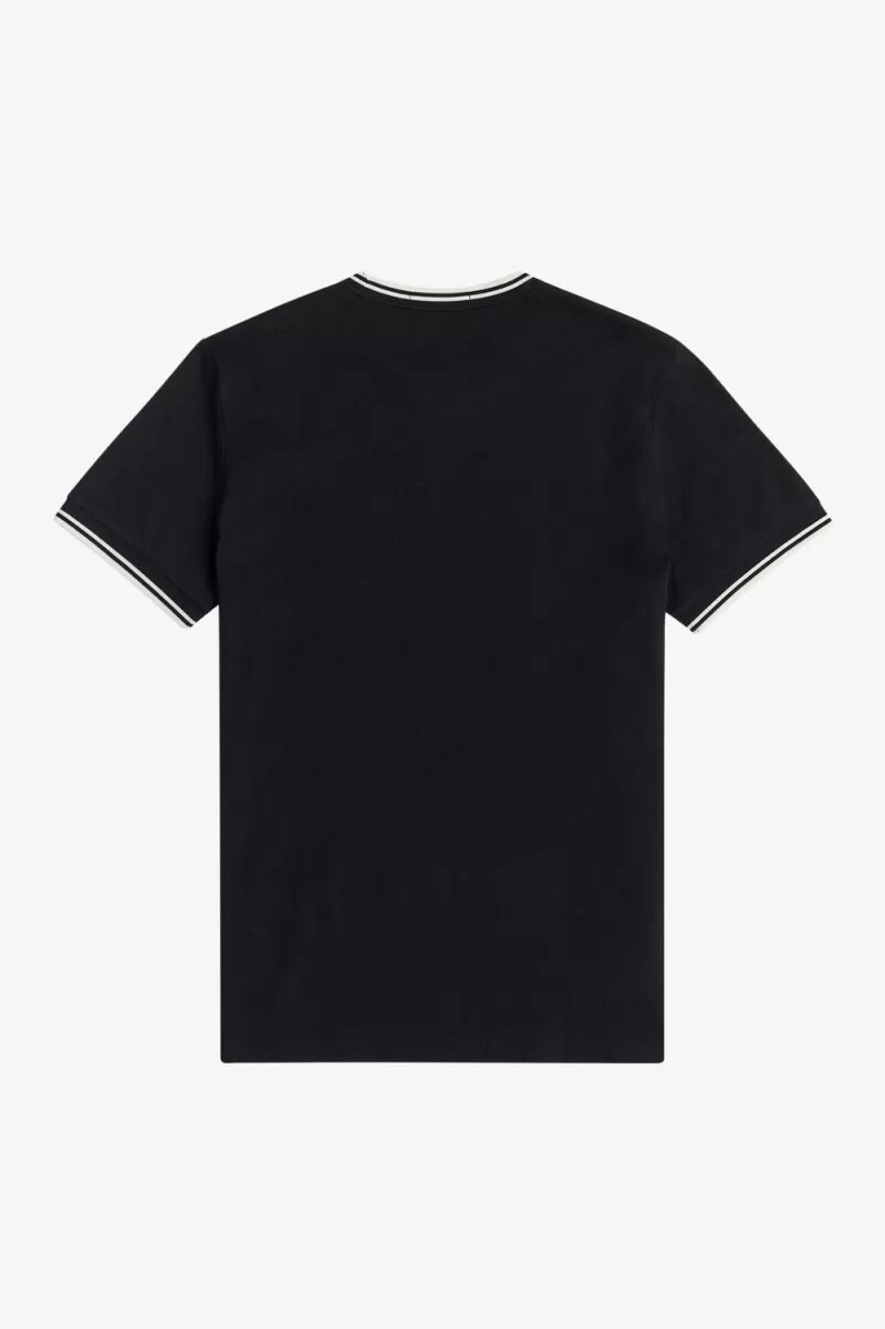 fred perry twin tipped herren-t-shirt schwarz