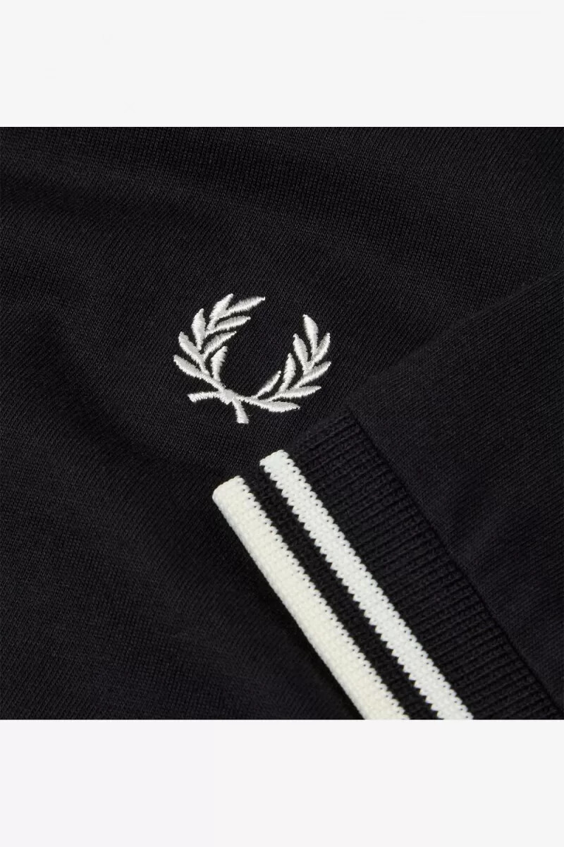 fred perry twin tipped herren-t-shirt schwarz