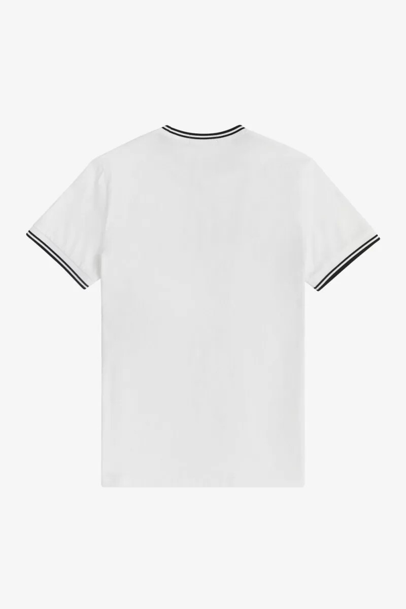 fred perry twin tipped herren-t-shirt weiß