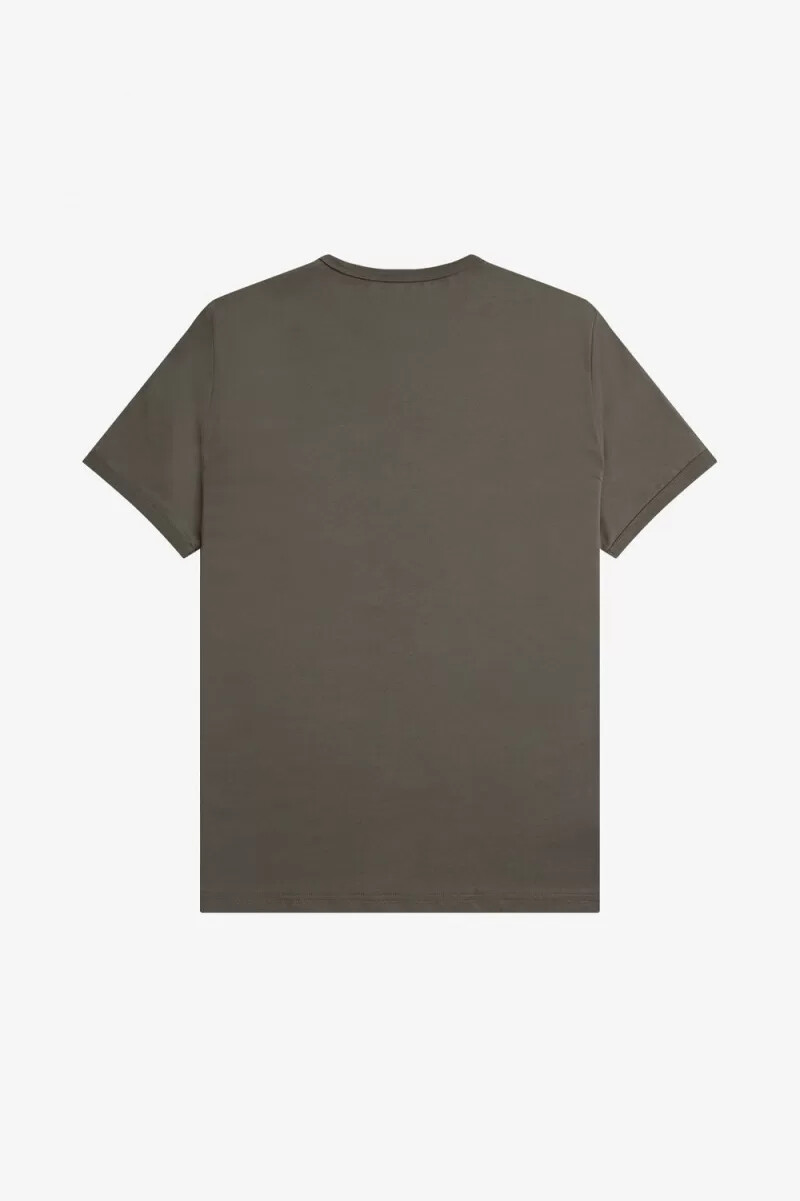 fred perry ringer herren-t-shirt feldgrün