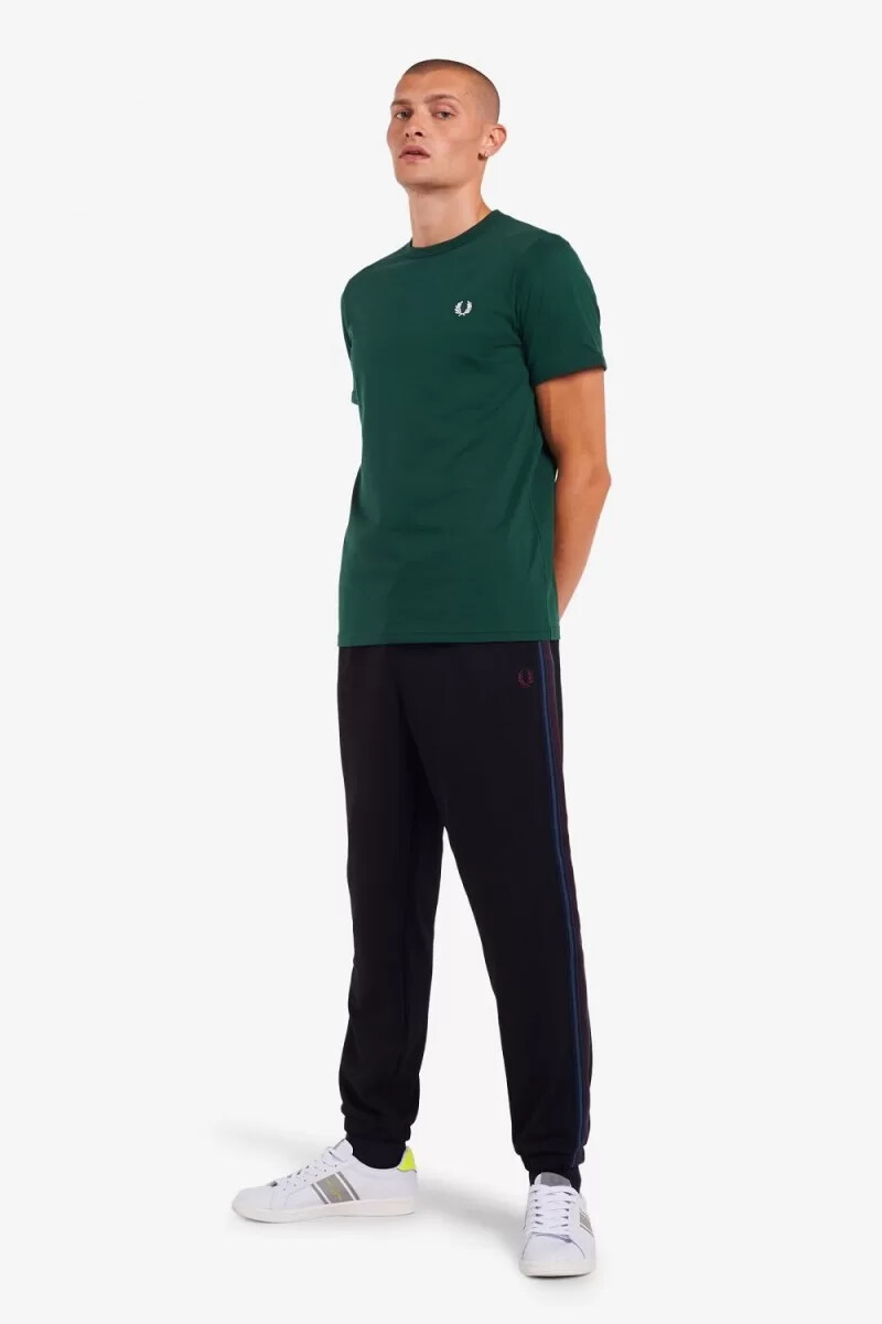 fred perry ringer herren-t-shirt ivy green
