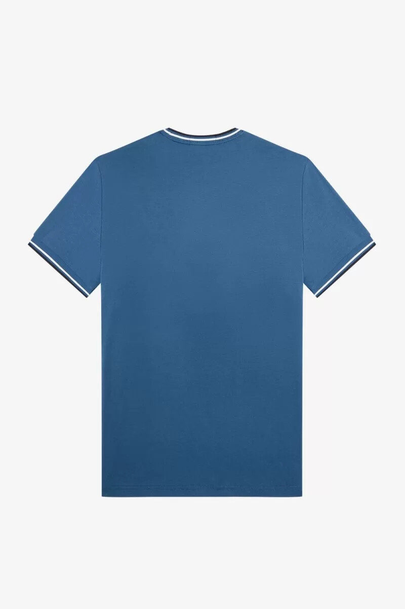 fred perry twin tipped herren-t-shirt mitternachtsblau