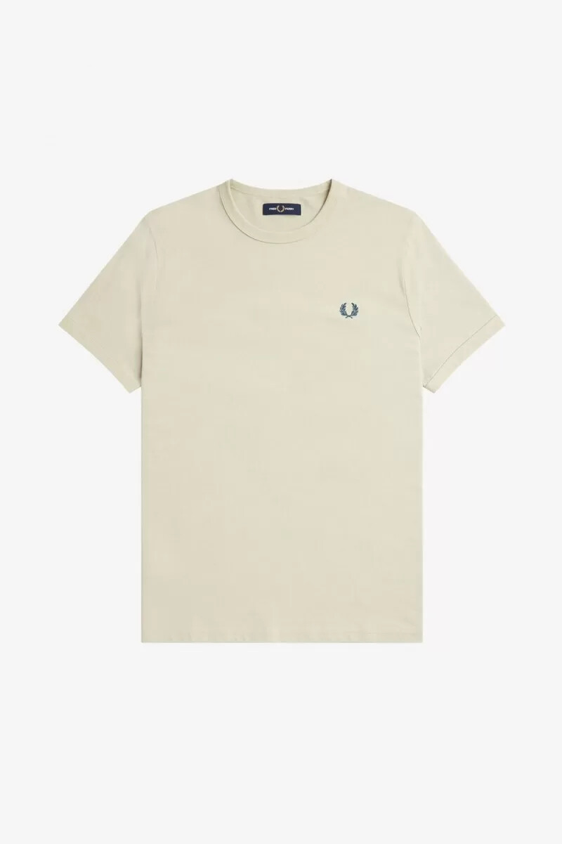 fred perry ringer herren-t-shirt hellmint
