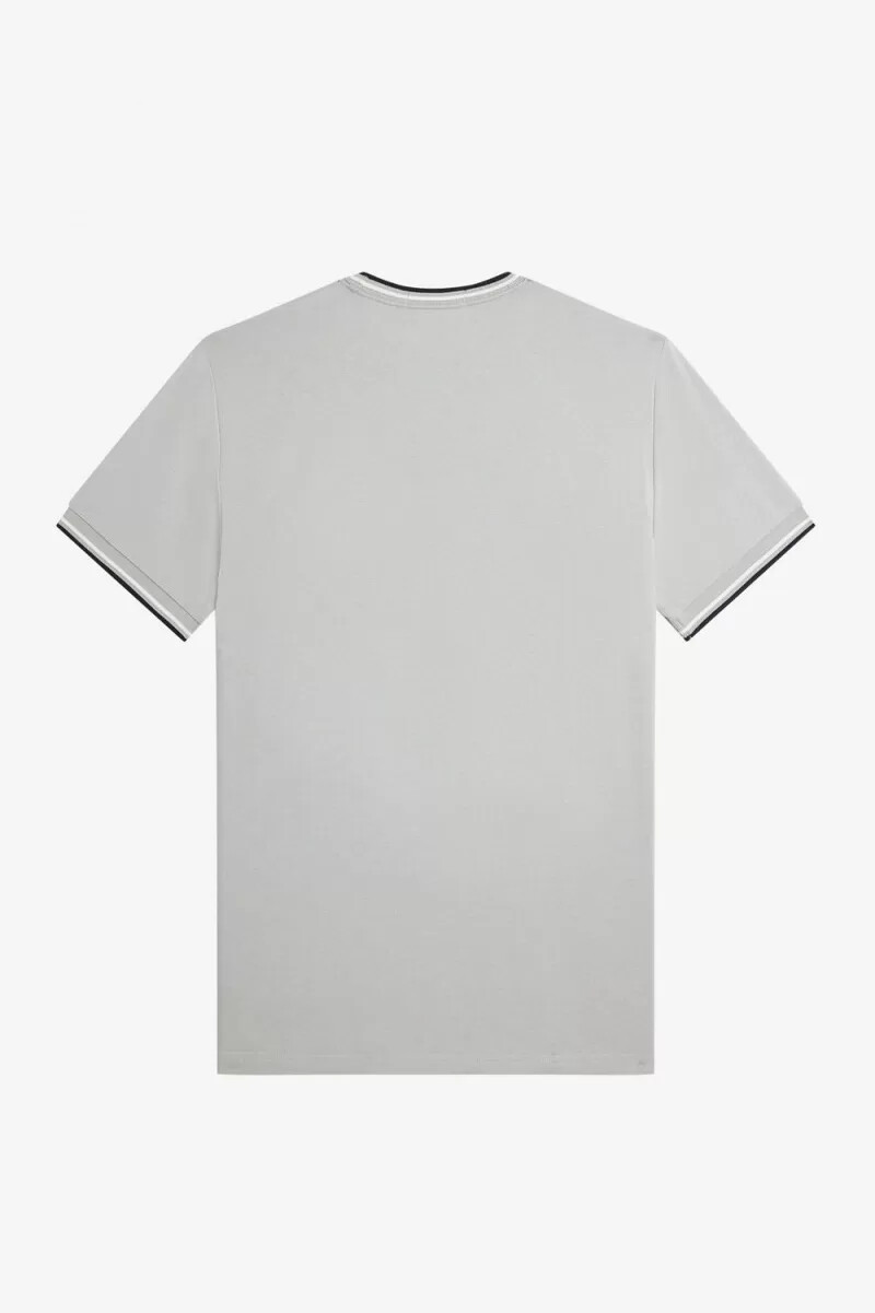 fred perry twin tipped herren-t-shirt grau