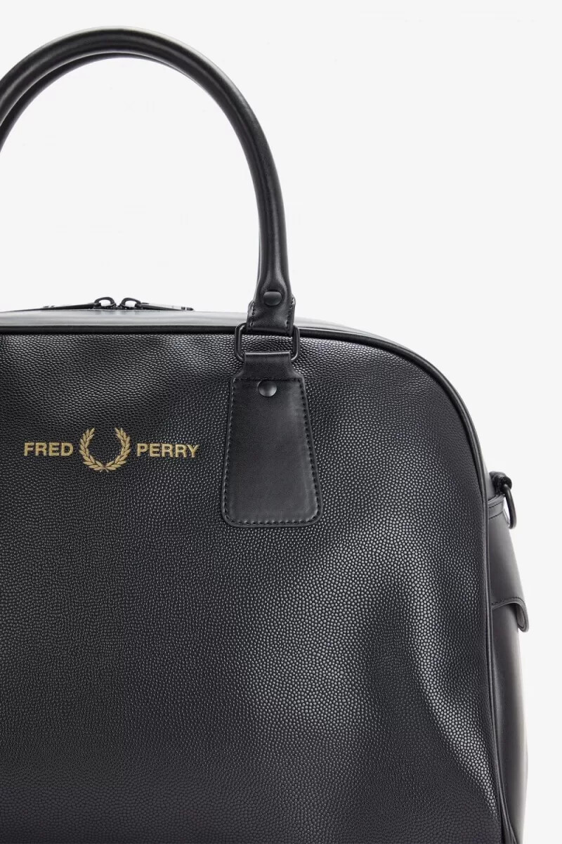 fred perry scotch grain grip herrentaschen schwarz