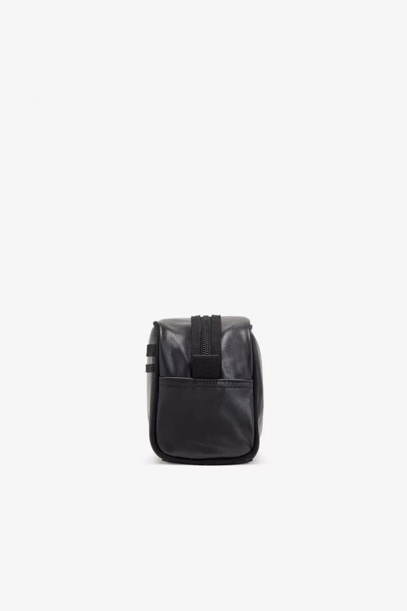 fred perry herren-taschen mit ton-in-ton-waschung schwarz