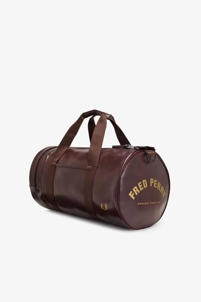 fred perry tonal barrel herrentaschen braun