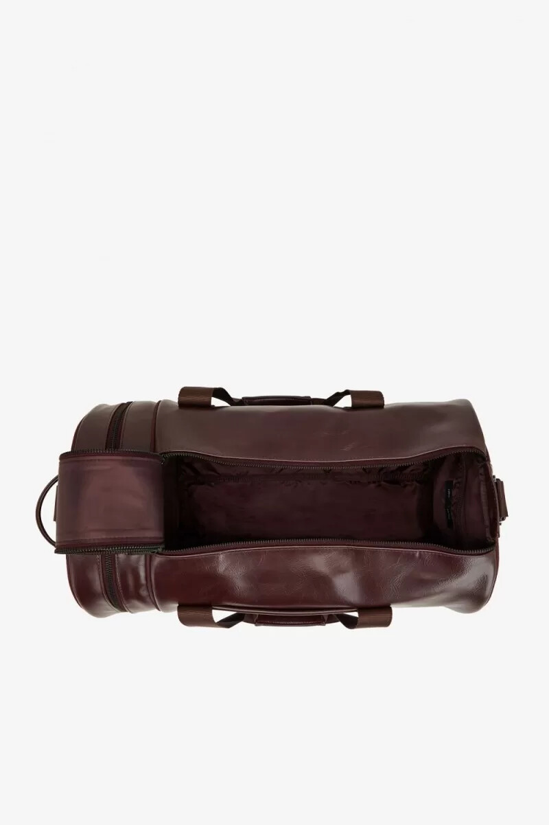fred perry tonal barrel herrentaschen braun