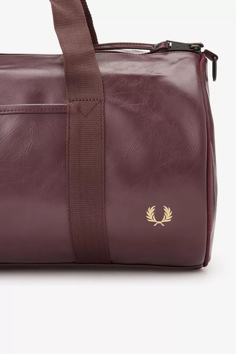fred perry tonal barrel herrentaschen braun