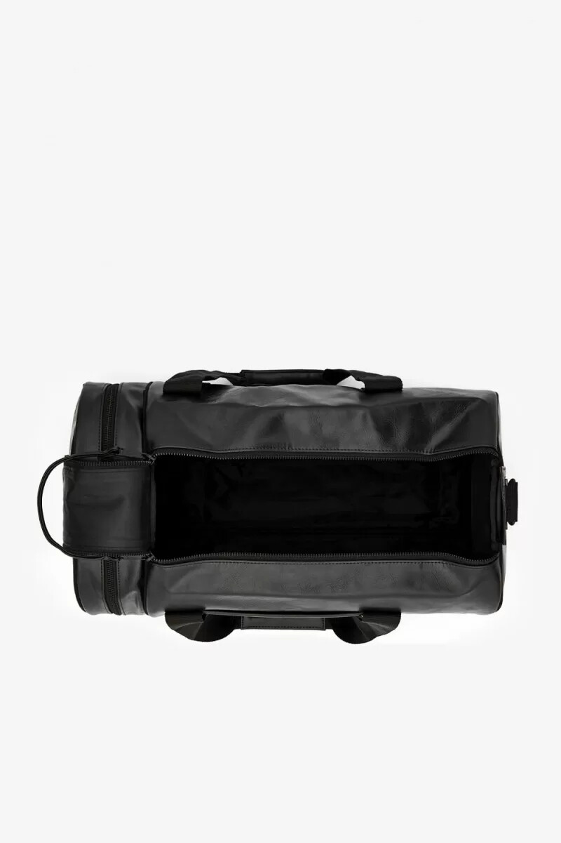 fred perry tonale pu-taschen für herren schwarz