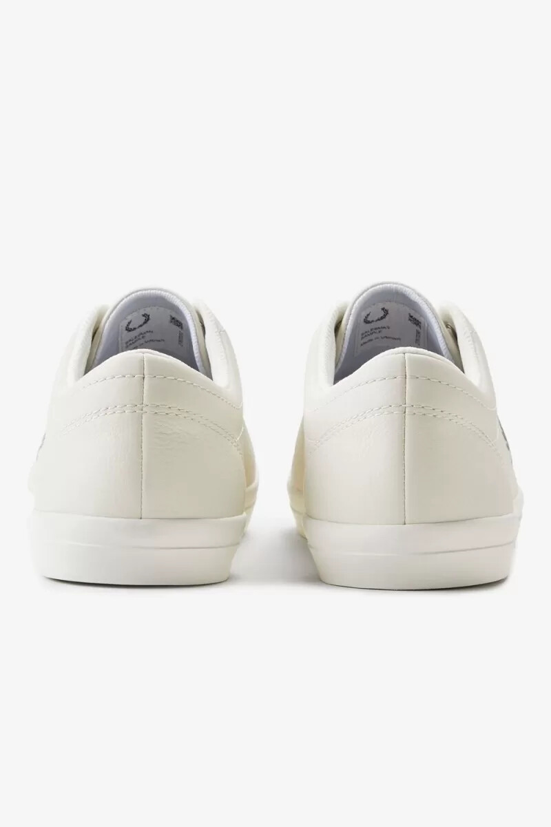 fred perry baseline herren-tennisschuhe elfenbein warmgrau