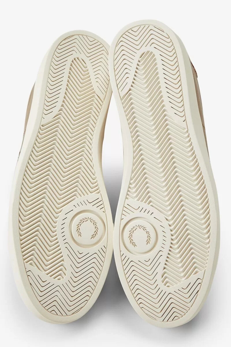 fred perry spencer herren-tennisschuhe grün braun