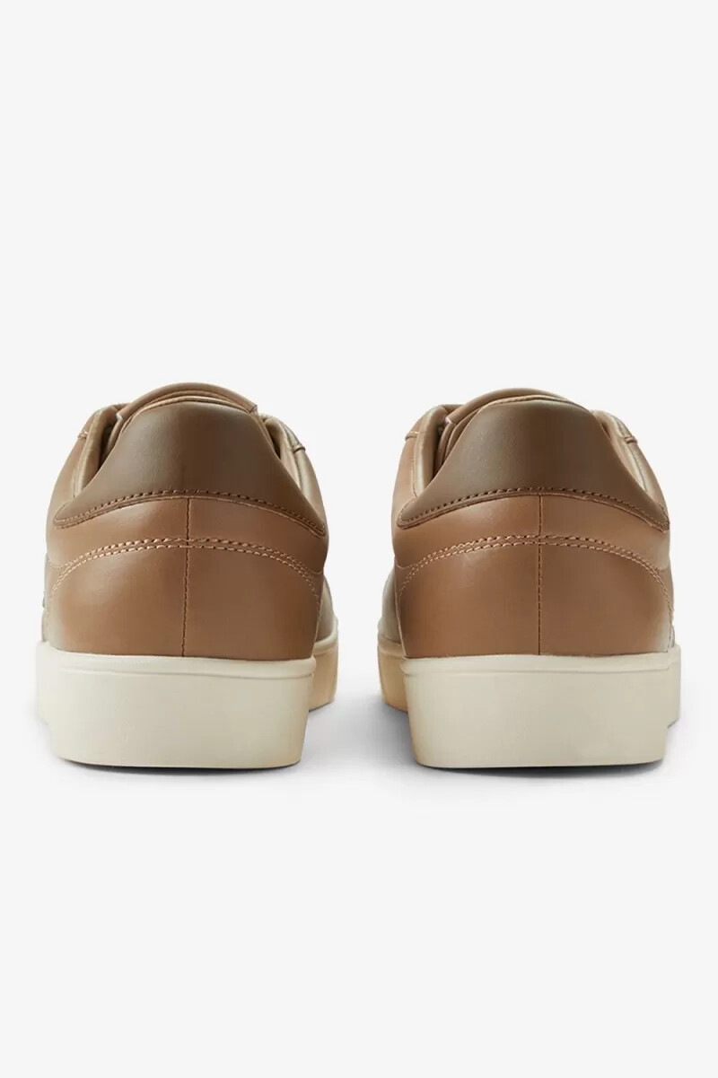 fred perry spencer herren-tennisschuhe grün braun