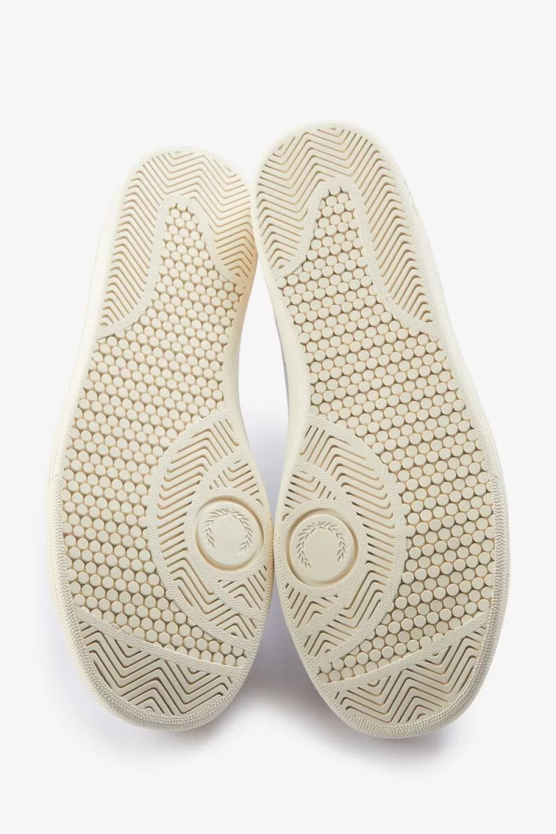 fred perry b721 herren-tennisschuhe weiß hellmint