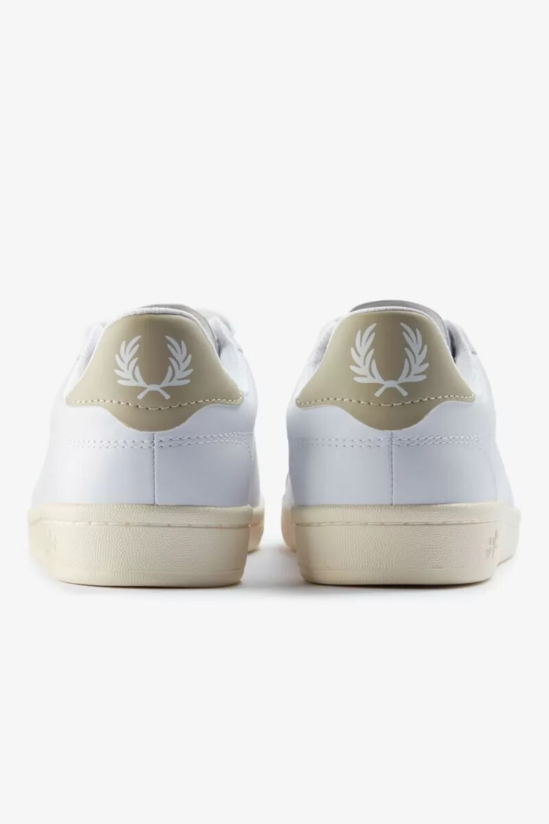 fred perry b721 herren-tennisschuhe weiß hellmint