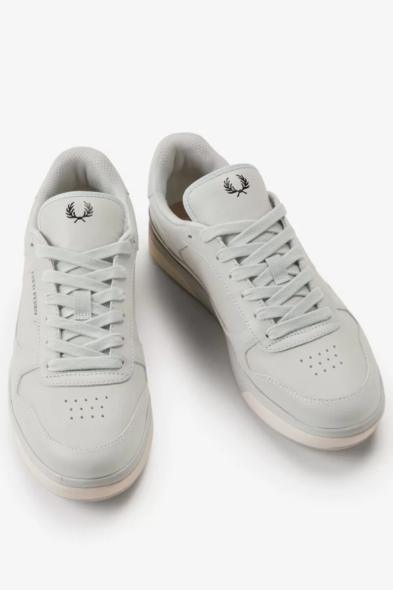 fred perry b300 herren-tennisschuhe grau schwarz