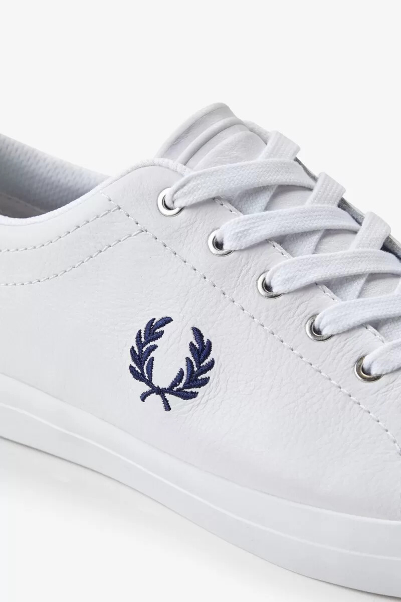 fred perry baseline herren-tennisschuhe weiß