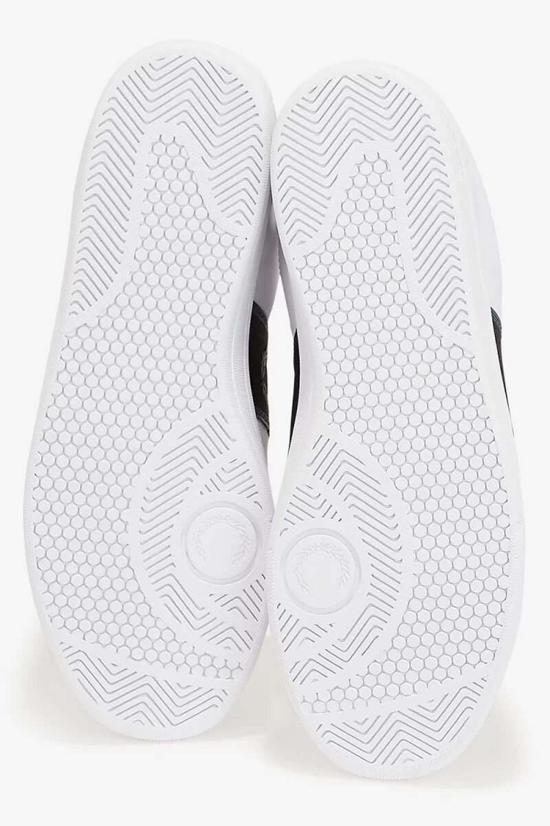 fred perry b721 herren-tennisschuhe weiß petrolblau