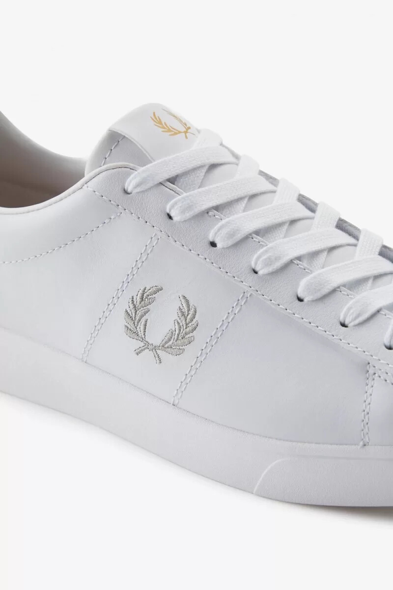 fred perry spencer herren-tennisschuhe weiß
